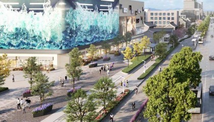 济南泉城路改造提升设计发布：保留青石路面，西门、芙蓉街规划两处过街天桥