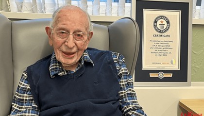 全球最年长男子去世，3个月前刚过112岁生日，自称保养秘诀“重点是适度”