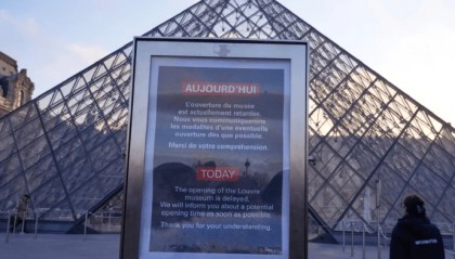 卢浮宫因工人罢工再次关闭