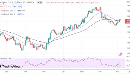 金银铂：随着国债收益率从盘中低点反弹，贵金属纷纷回落