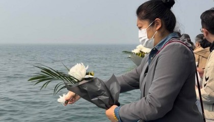 3.5万逝者长眠青岛大海！清明节前，青岛举办海上追思仪式