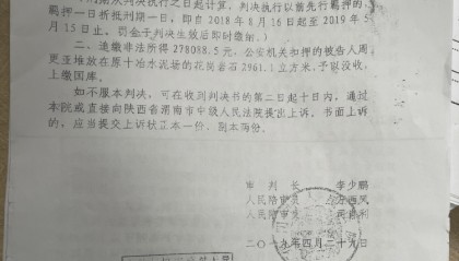 陕西一农民开山修路时售卖炸落的石头被判刑9个月，获释后申请再审