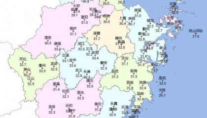 明起抵达浙江，接连3波！将现17℃