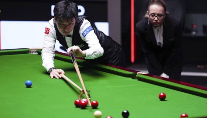 赵心童11:6领先马克·威廉姆斯，墨菲：像90年代的亨德利