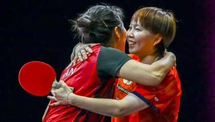 乒乓球丨WTT多哈冠军赛：朱雨玲晋级女单决赛