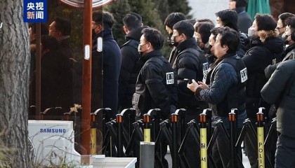 总台记者直击丨韩公调处和总统警卫处对峙持续 暂无妨碍执行公务人员被捕