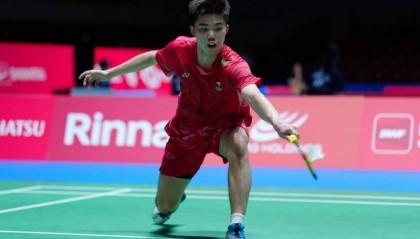日本羽毛球公开赛 翁泓阳力克世界第一