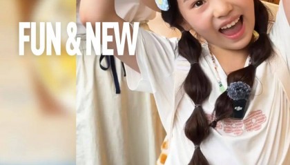 9岁小酒窝，大大方方成顶流