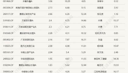 不看不知道！原来布局贵金属、资源股的基金，今年表现这么好-基金频道-和讯网