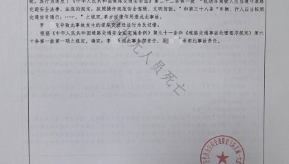 广西百色一男子避让法院警车摔伤续：警车驾驶员被认定全责