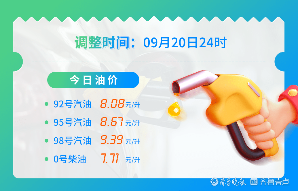 油价上涨，上调幅度超过2毛