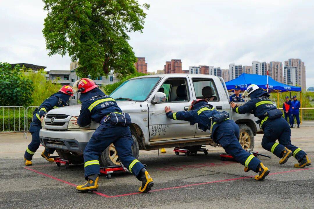 燃动赛场!三明消防激战 2025全省岗位练兵“龙虎榜”比武