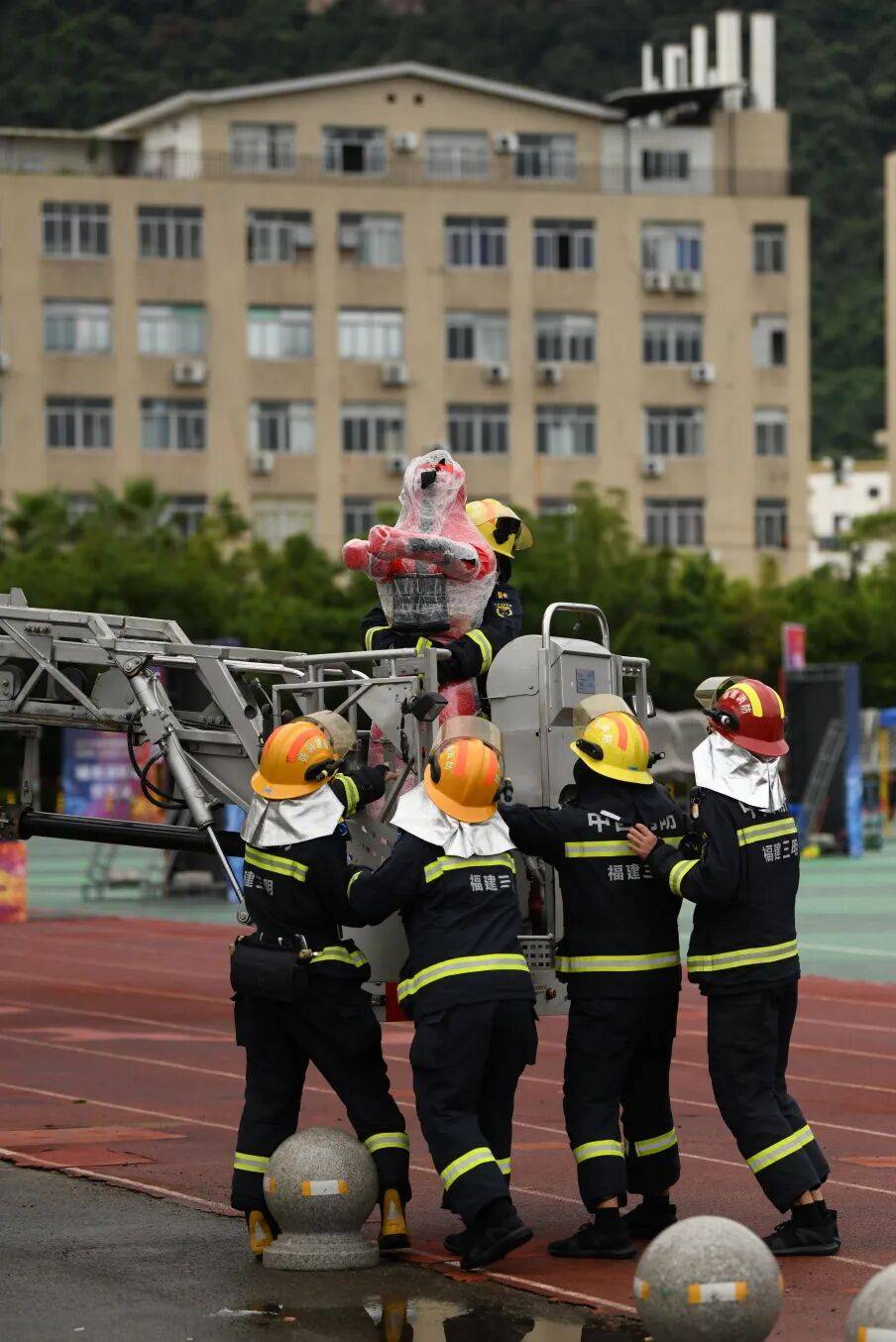 燃动赛场!三明消防激战 2025全省岗位练兵“龙虎榜”比武