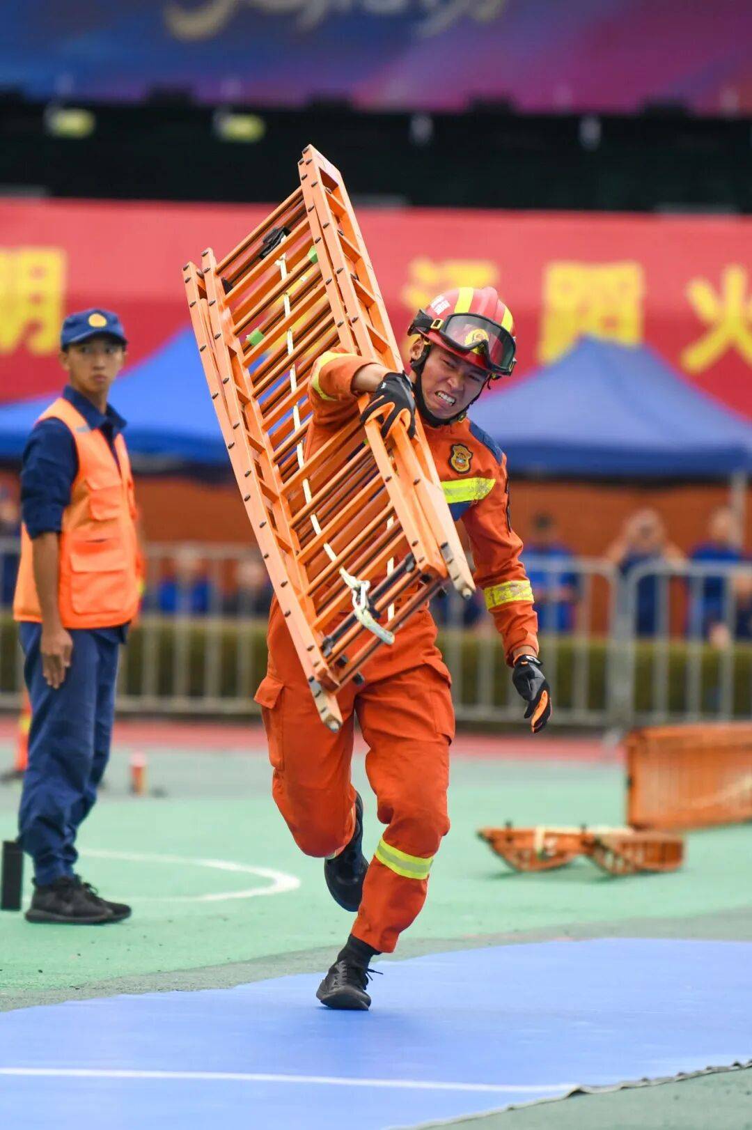 燃动赛场!三明消防激战 2025全省岗位练兵“龙虎榜”比武